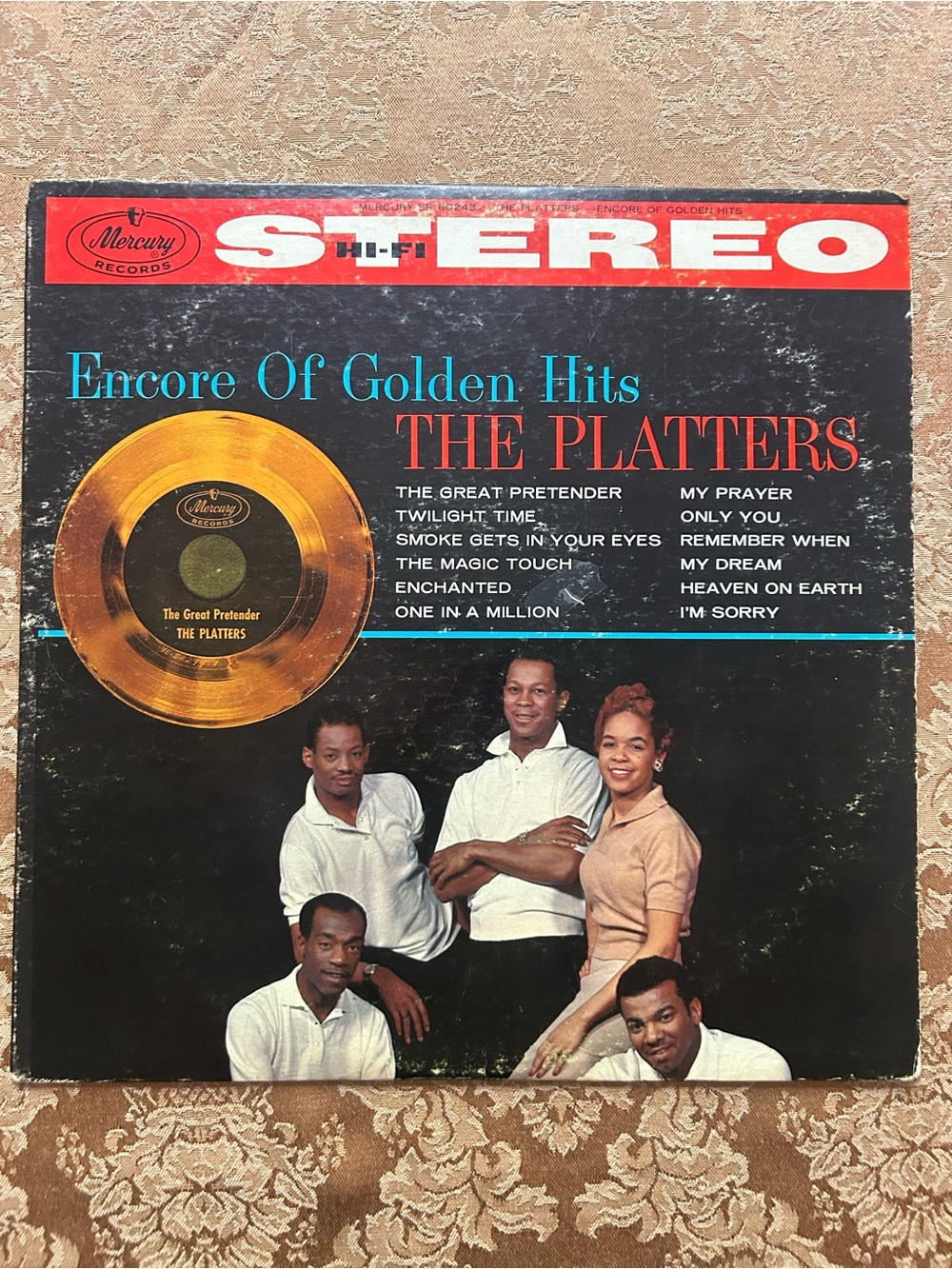 Encore of Golden Hits The Platters Vinyl Album - Black, Red, Gold
